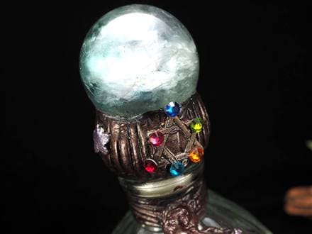 天然石アロマボトル 天然石香水瓶 ローズクォーツ 水晶 アメジスト