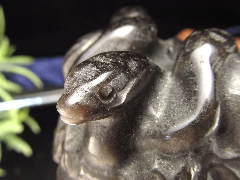 オブシディアン メデューサ メドゥーサ シルバーオブシディアン 天然石