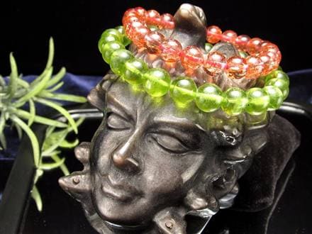 オブシディアン メデューサ メドゥーサ シルバーオブシディアン 天然石