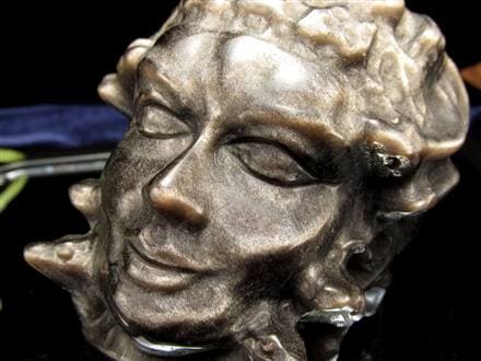 オブシディアン メデューサ メドゥーサ シルバーオブシディアン 天然石