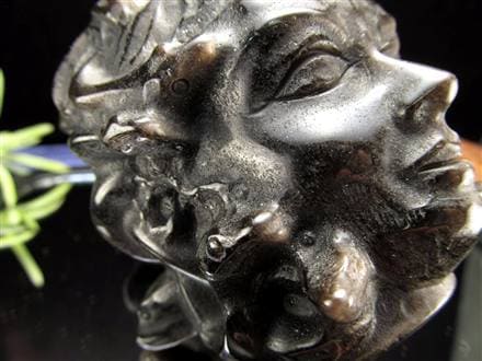 オブシディアン メデューサ メドゥーサ シルバーオブシディアン 天然石