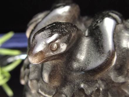 オブシディアン メデューサ メドゥーサ シルバーオブシディアン 天然石