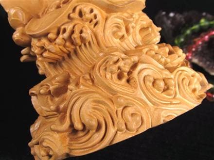 子安観音 観音 観音菩薩 置物 天然木 彫刻