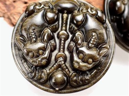 オブシディアン 黒曜石 プレート タンブル パワーストーン