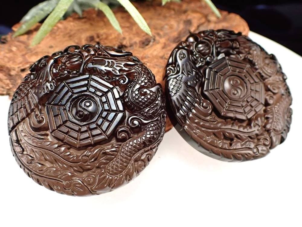 オブシディアン 黒曜石 プレート タンブル パワーストーン