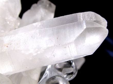 水晶ポイント クリスタル 六角柱 フロスト水晶 パワーストーン