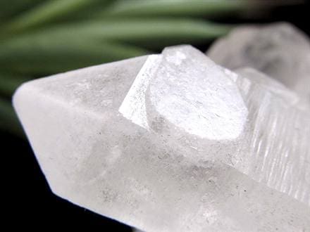 水晶ポイント クリスタル 六角柱 フロスト水晶 パワーストーン