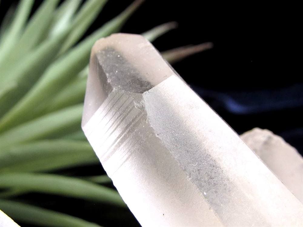水晶ポイント クリスタル 六角柱 フロスト水晶 パワーストーン