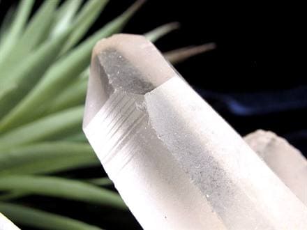 水晶ポイント クリスタル 六角柱 フロスト水晶 パワーストーン