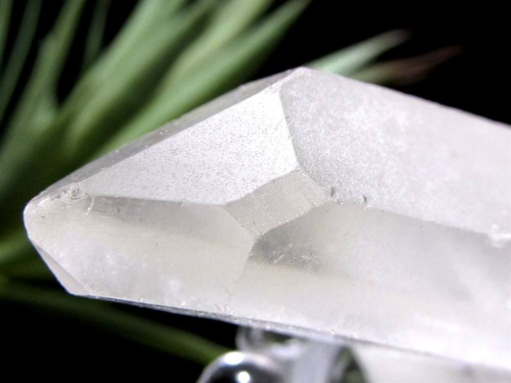水晶ポイント クリスタル 六角柱 フロスト水晶 パワーストーン