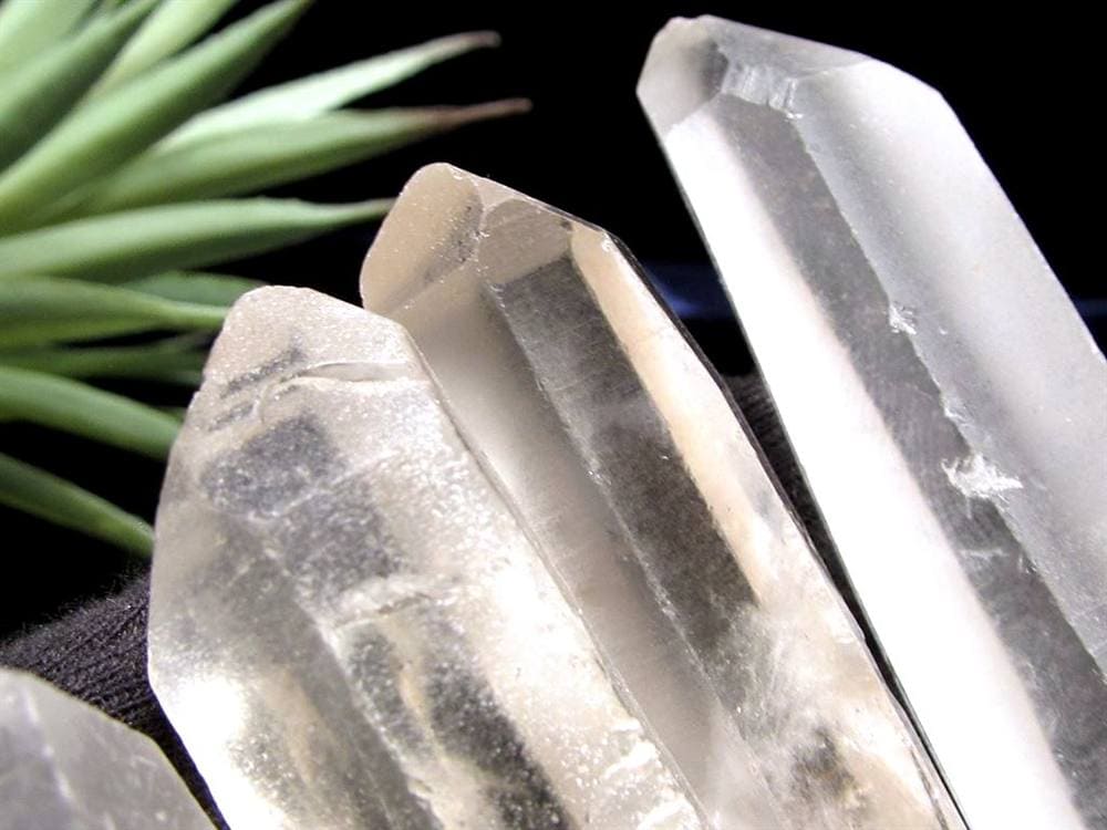 水晶ポイント クリスタル 六角柱 フロスト水晶 パワーストーン