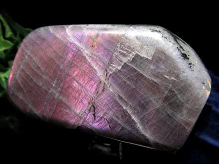 ラブラドライト 置物 ブルーシラー 原石 ポリッシュ