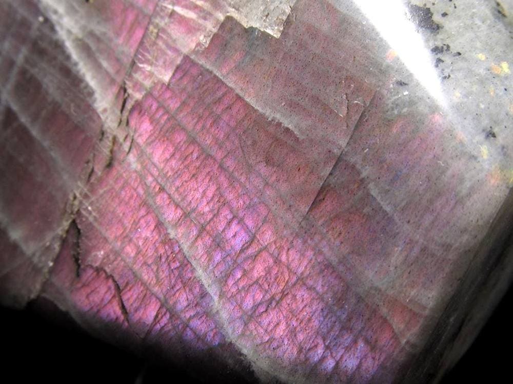 ラブラドライト 置物 ブルーシラー 原石 ポリッシュ