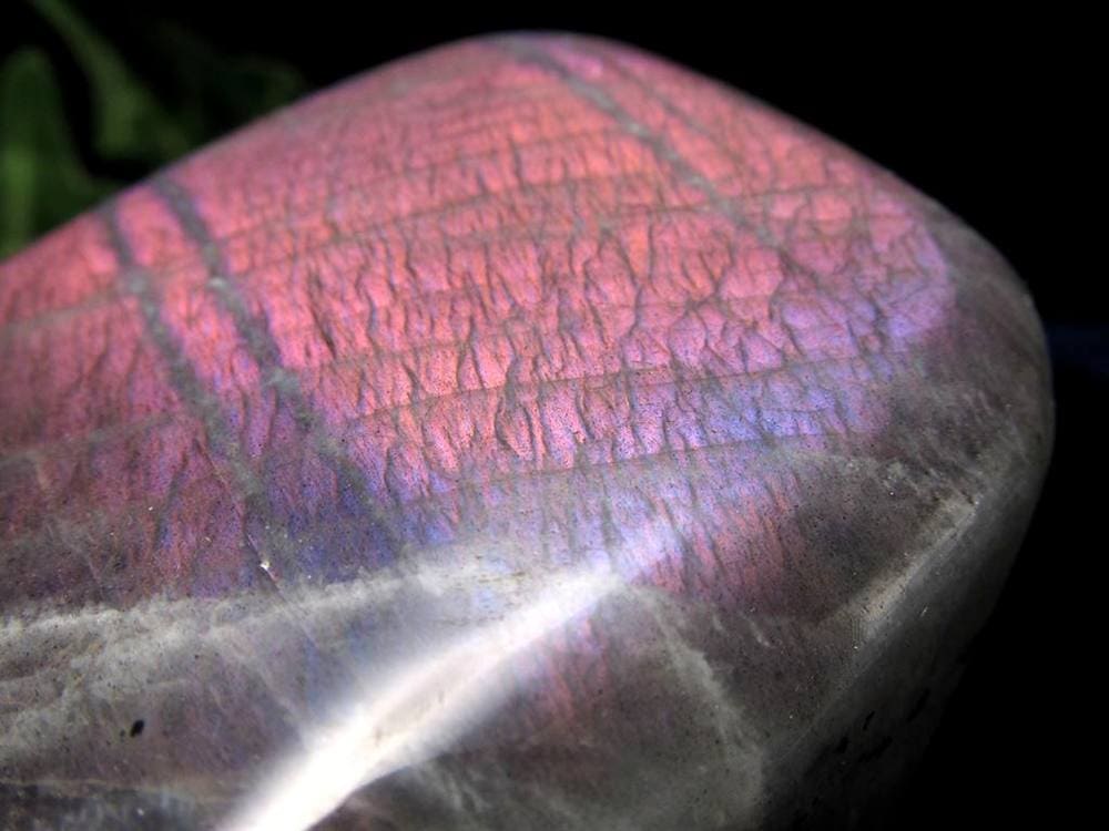 ラブラドライト 置物 ブルーシラー 原石 ポリッシュ