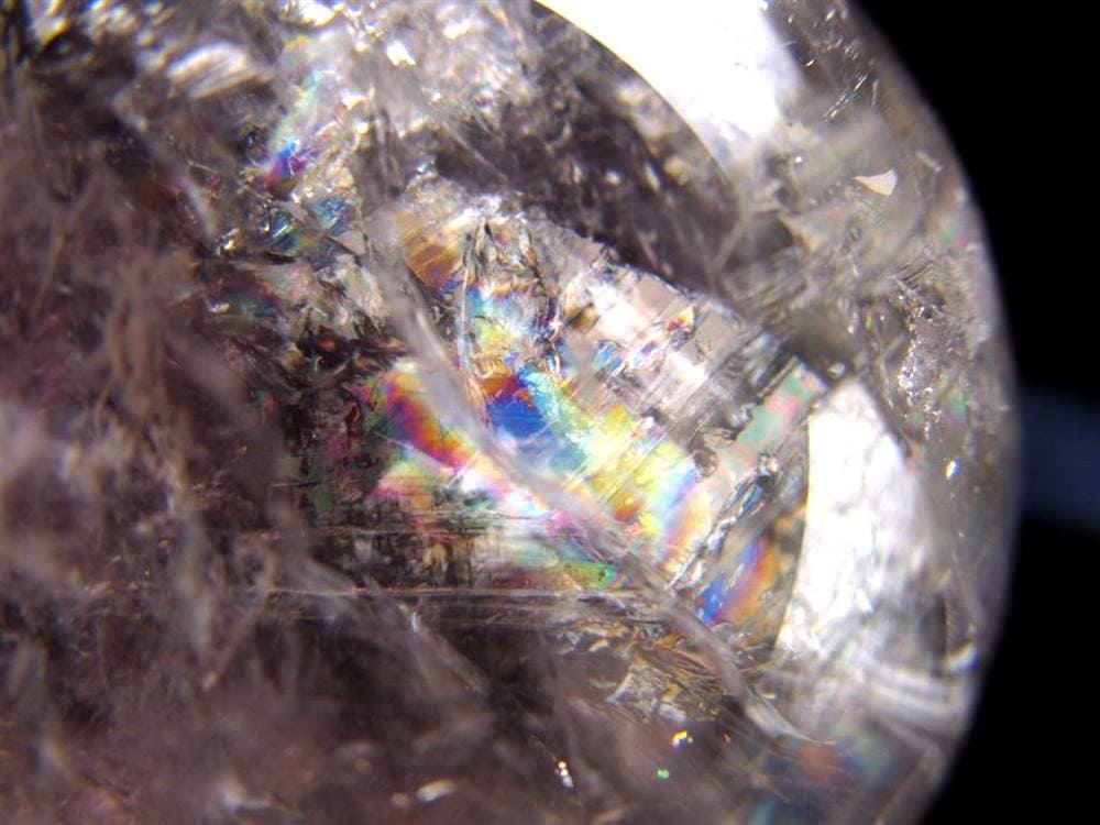 アメジストファントムクォーツ 紫幻影水晶 ファントムクォーツ 丸玉 スフィア