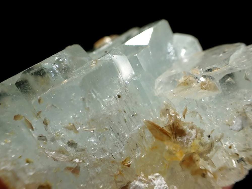 アクアマリン 結晶 原石 マイカ 雲母