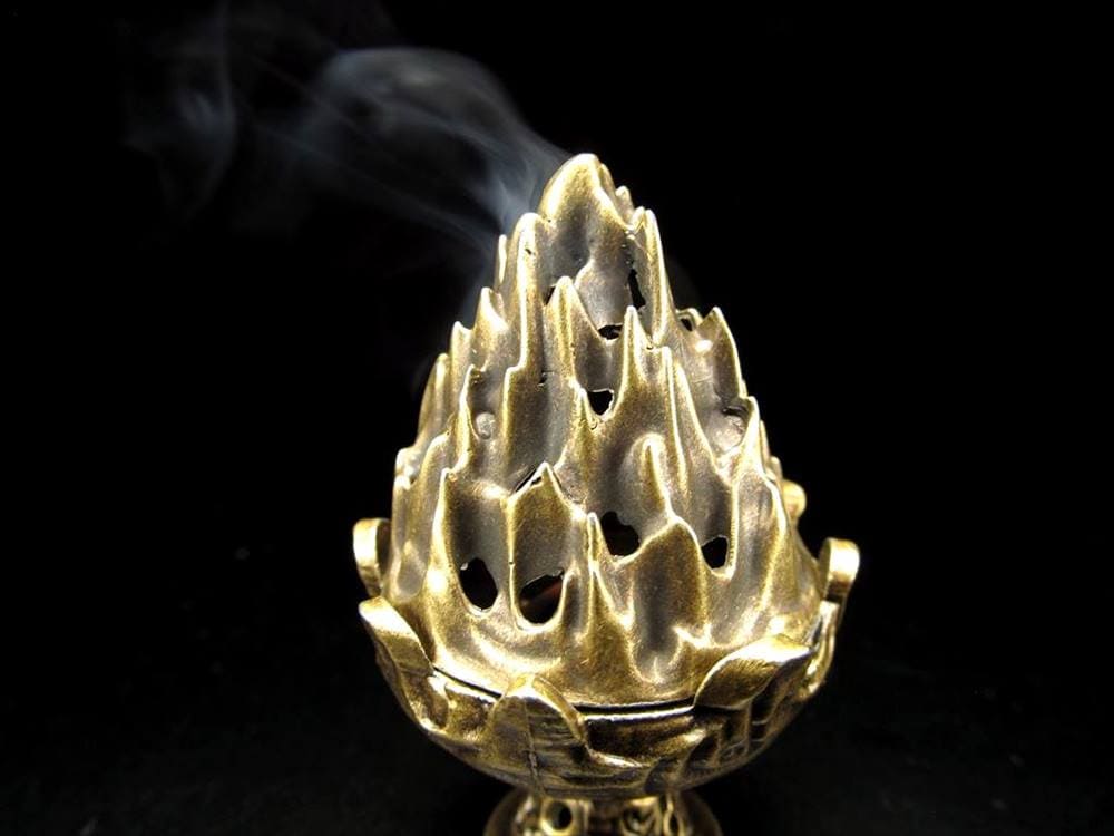 渦巻香 香炉 メタル香炉 浄化 インテリア