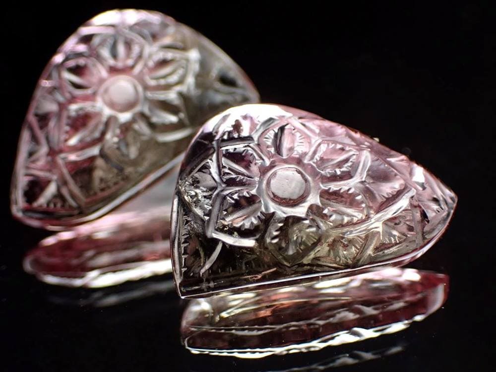 トルマリン ウォーターメロントルマリン カボション タンブル 電気石