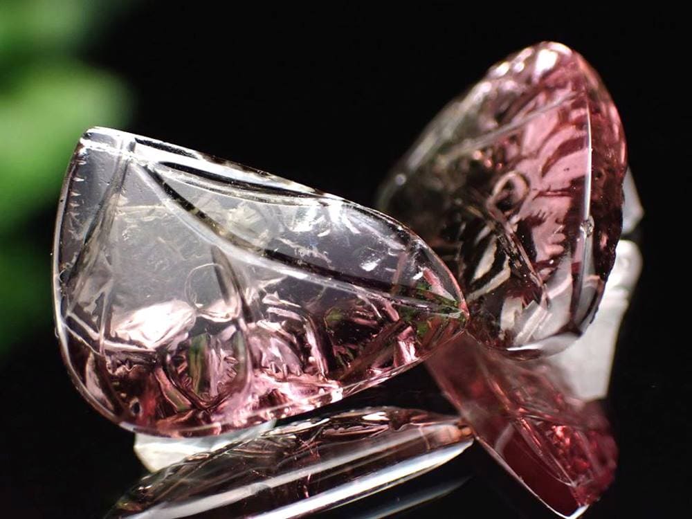 トルマリン ウォーターメロントルマリン カボション タンブル 電気石