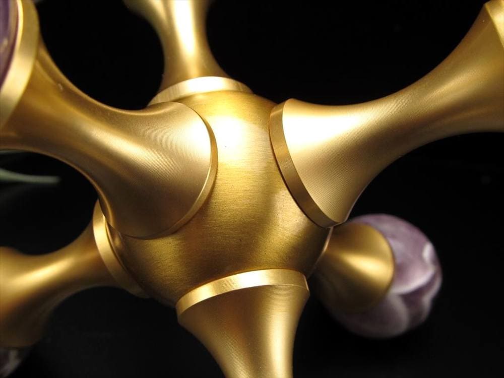 置物 オブジェ 分子 丸玉 アメジスト