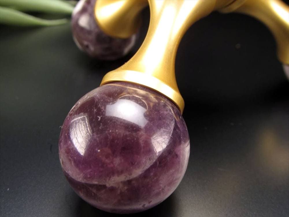 置物 オブジェ 分子 丸玉 アメジスト