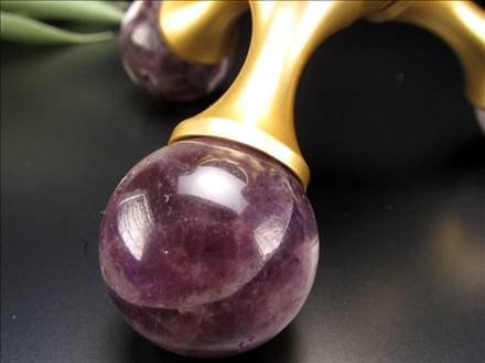 置物 オブジェ 分子 丸玉 アメジスト