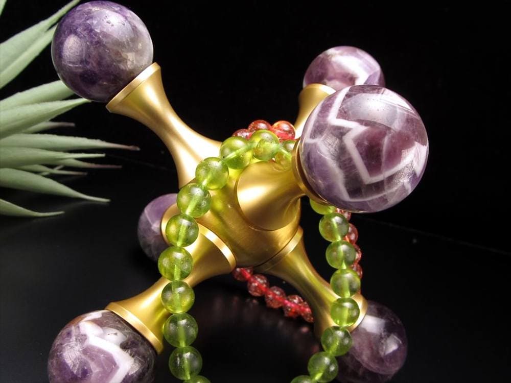 置物 オブジェ 分子 丸玉 アメジスト