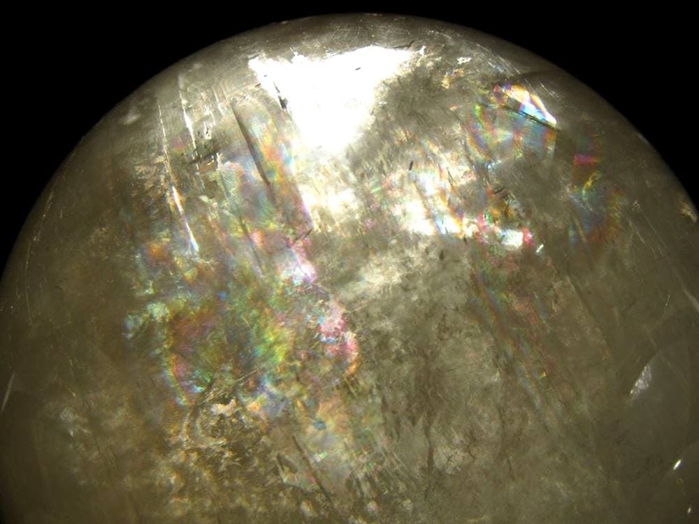 ゴールデンカルサイト ハニーゴールド 丸玉 置物 メキシコ産