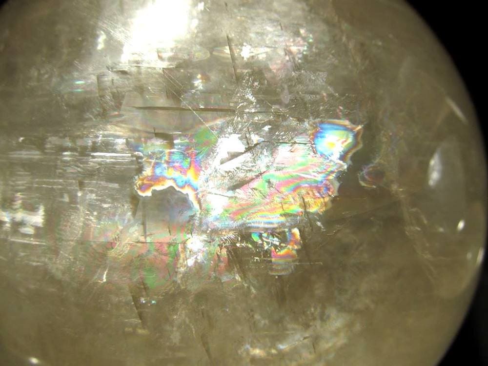 ゴールデンカルサイト ハニーゴールド 丸玉 置物 メキシコ産