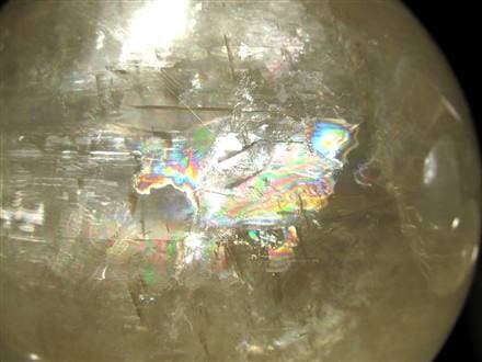 ゴールデンカルサイト ハニーゴールド 丸玉 置物 メキシコ産