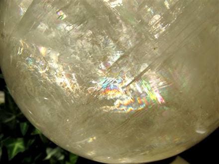 ゴールデンカルサイト ハニーゴールド 丸玉 置物 メキシコ産