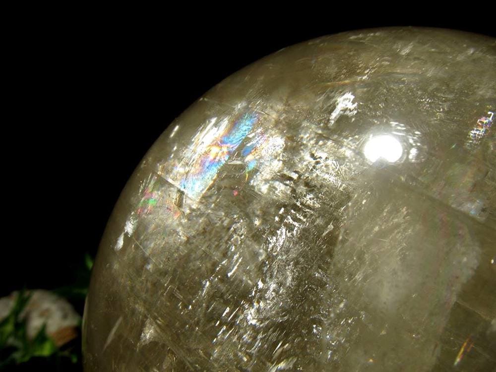 ゴールデンカルサイト ハニーゴールド 丸玉 置物 メキシコ産