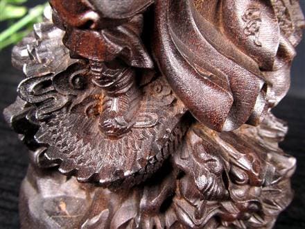 関羽 三国志 沈香 置物 アガーウッド