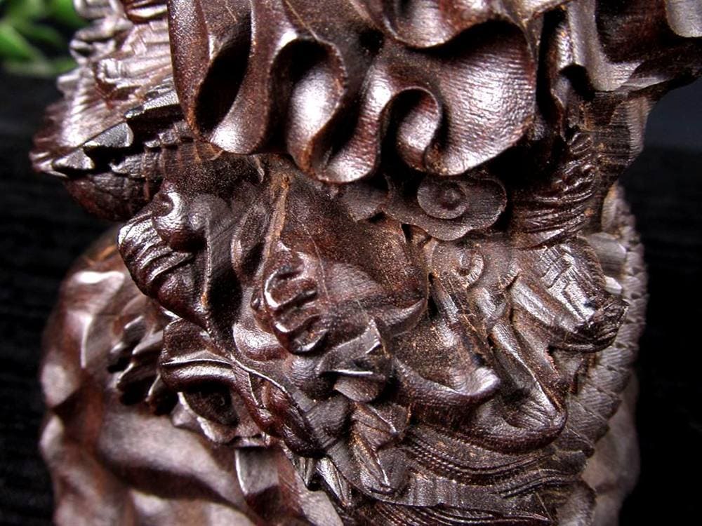 関羽 三国志 沈香 置物 アガーウッド