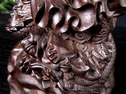 関羽 三国志 沈香 置物 アガーウッド