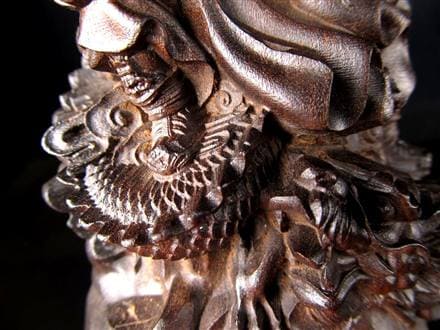 関羽 三国志 沈香 置物 アガーウッド