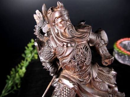 関羽 三国志 沈香 置物 アガーウッド