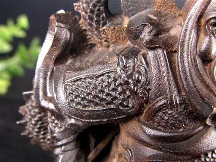 関羽 三国志 沈香 置物 アガーウッド