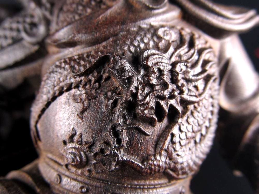 関羽 三国志 沈香 置物 アガーウッド