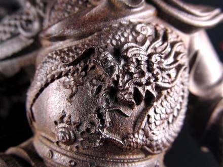 関羽 三国志 沈香 置物 アガーウッド