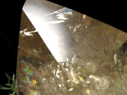 シトリン 黄水晶 六角柱ポイント 浄化