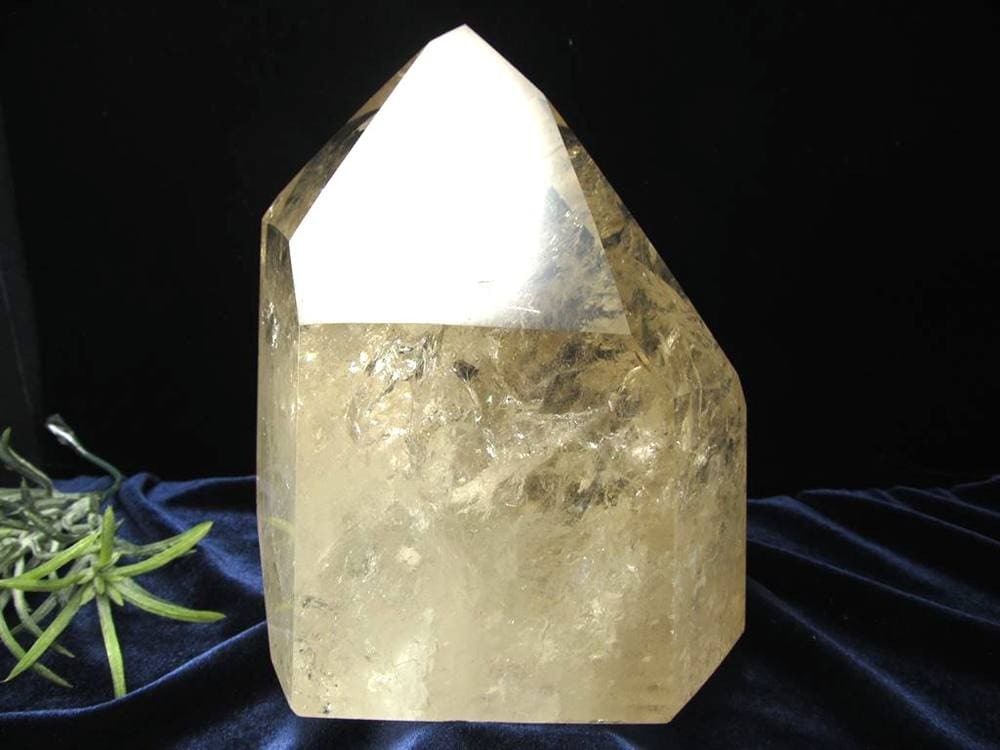 シトリン 黄水晶 六角柱ポイント 浄化