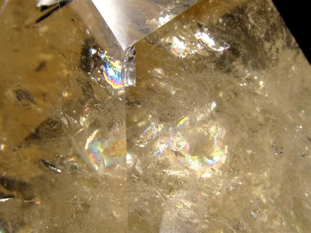 シトリン 黄水晶 六角柱ポイント 浄化
