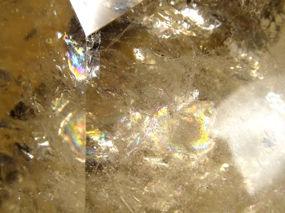 シトリン 黄水晶 六角柱ポイント 浄化
