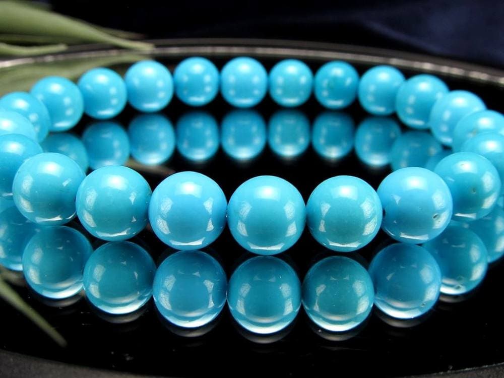 ターコイズ トルコ石 スリーピングビューティー ブレスレット 12月の誕生石