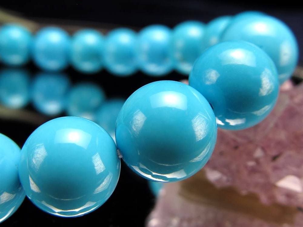 ターコイズ トルコ石 スリーピングビューティー ブレスレット 12月の誕生石