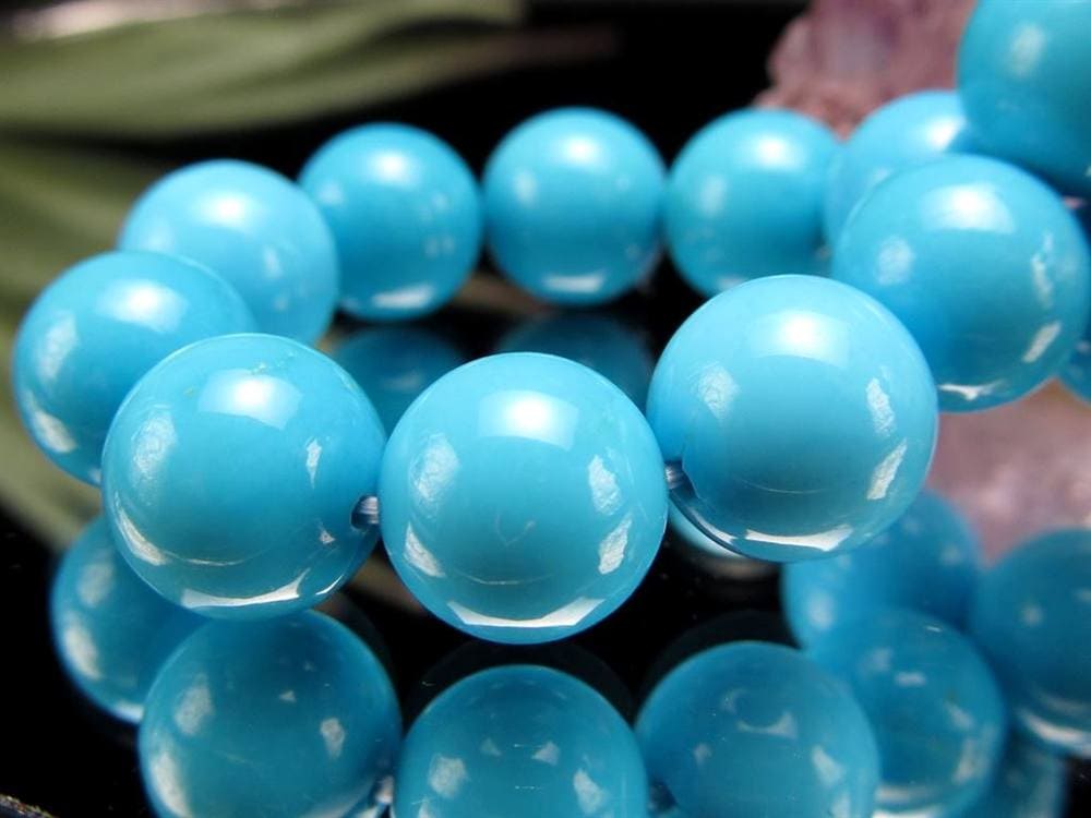 ターコイズ トルコ石 スリーピングビューティー ブレスレット 12月の誕生石