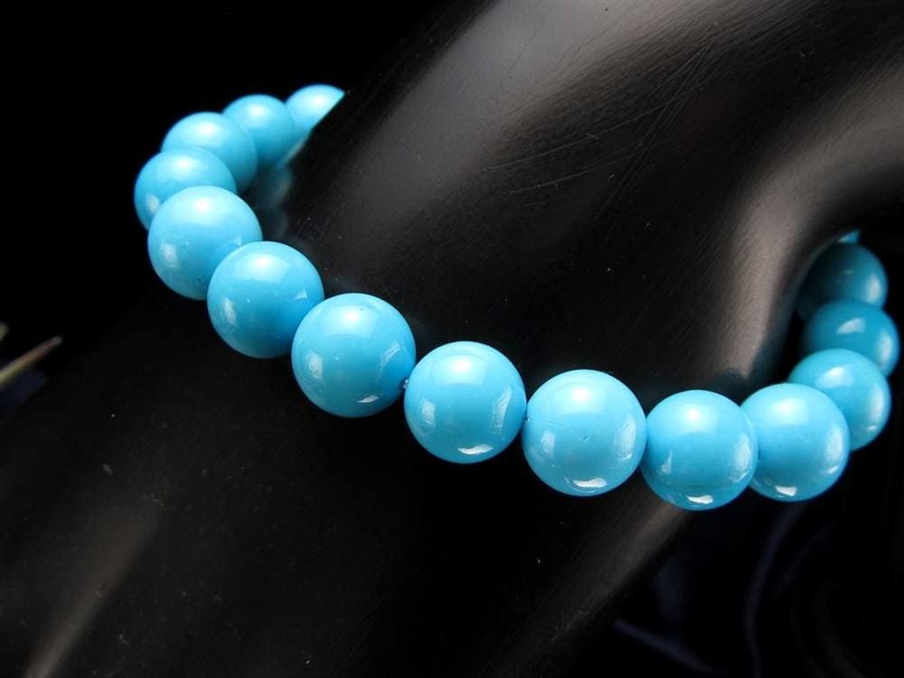 ターコイズ トルコ石 スリーピングビューティー ブレスレット 12月の誕生石