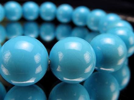 ターコイズ トルコ石 スリーピングビューティー ブレスレット 12月の誕生石