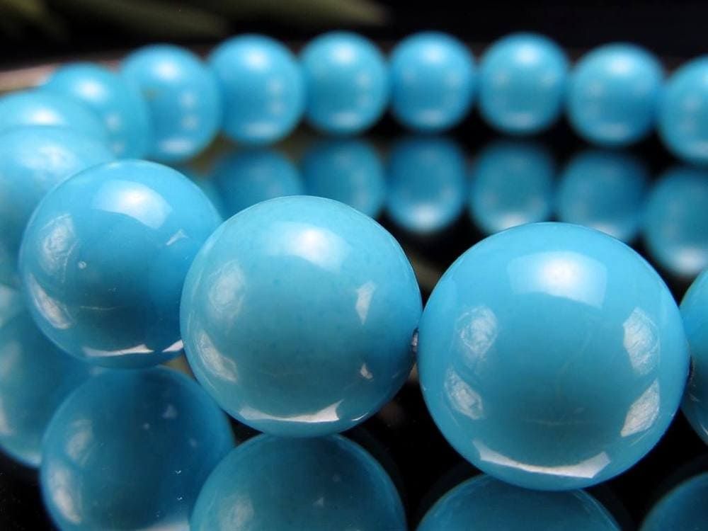 ターコイズ トルコ石 スリーピングビューティー ブレスレット 12月の誕生石